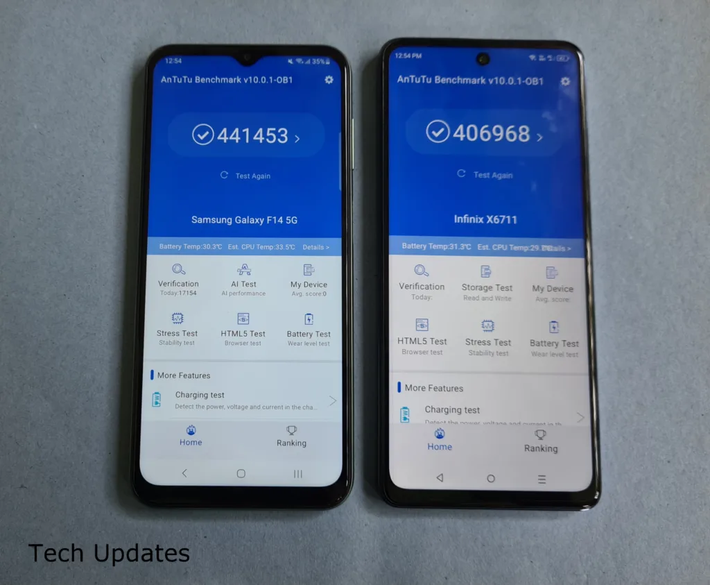 Infinix Note 30 5G vs Samsung Galaxy F14 5G 4