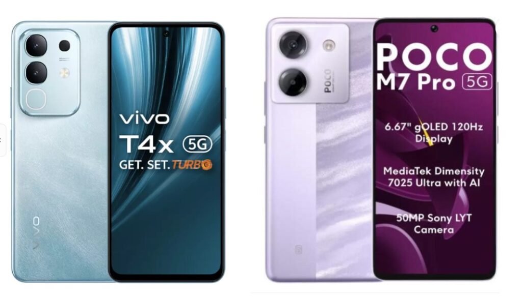 Vivo T4x 5G vs POCO M7 Pro 5G